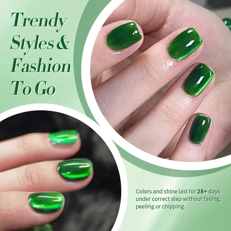 Colored Cat Magnetic Gel MY269 Imperial Green 10ml - Image 3