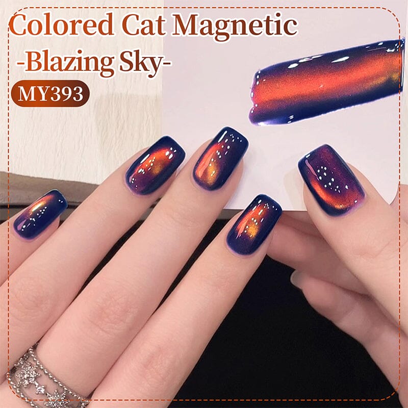 Colored Cat Magnetic Gel MY393 Blazing Sky 10ml - Image 5
