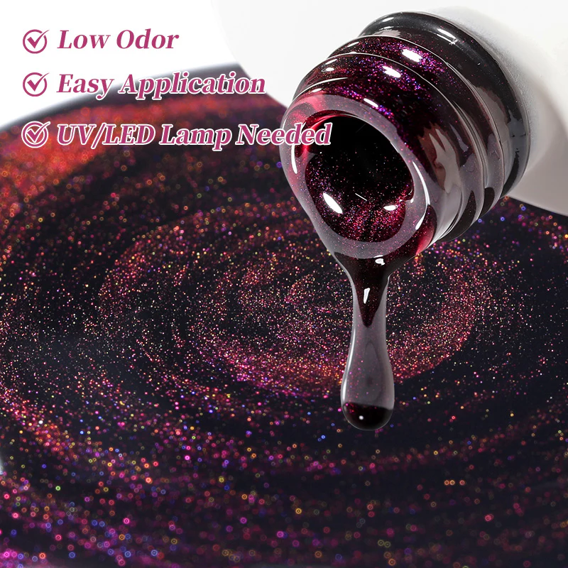 Colored Cat Magnetic Gel MY496 Mocha Rose 10ml - Image 6