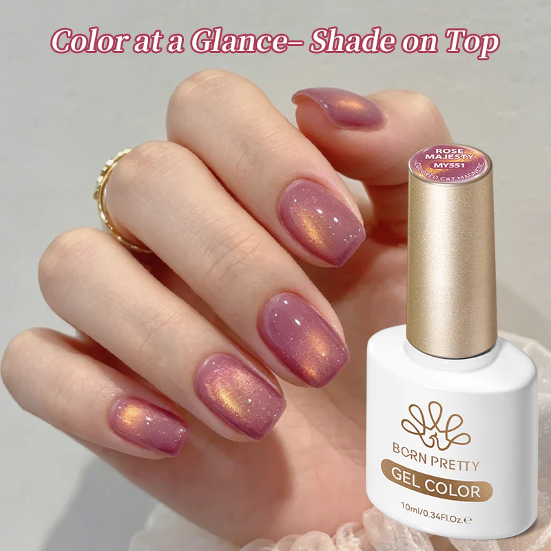 Colored Cat Magnetic Gel MY552 Grape Golden 10ml - Image 4