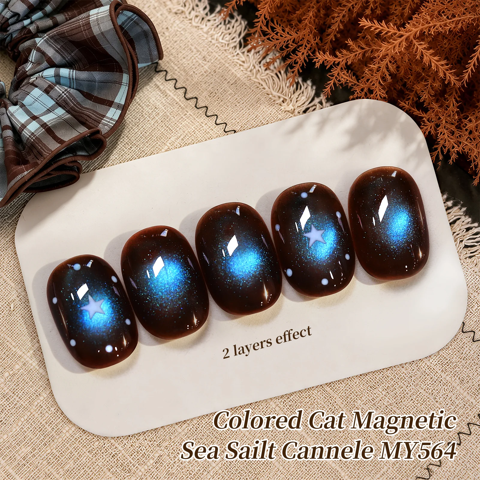 Colored Cat Magnetic Gel MY564 Sea Salt Cannelé 15ml - Image 2