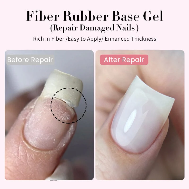 Colorful Fiber Rubber Base Gel CF01 7ml - Image 8