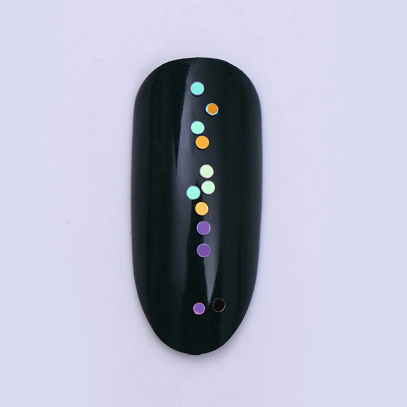 Colorful Plastic Round Nail Sequins - Image 5