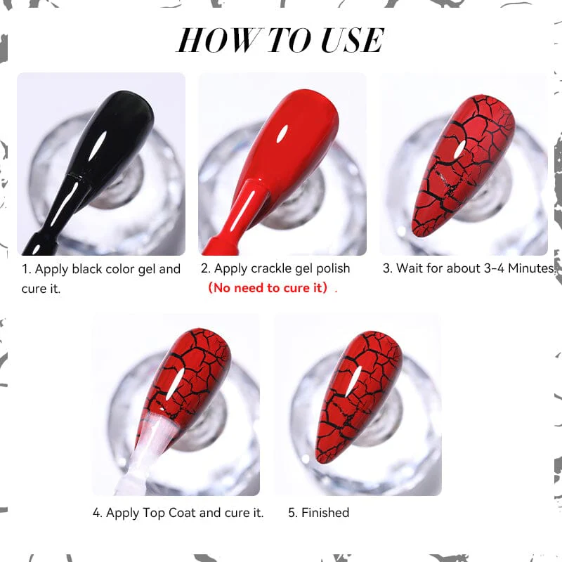Crackle Gel Polish 7ml - Image 9