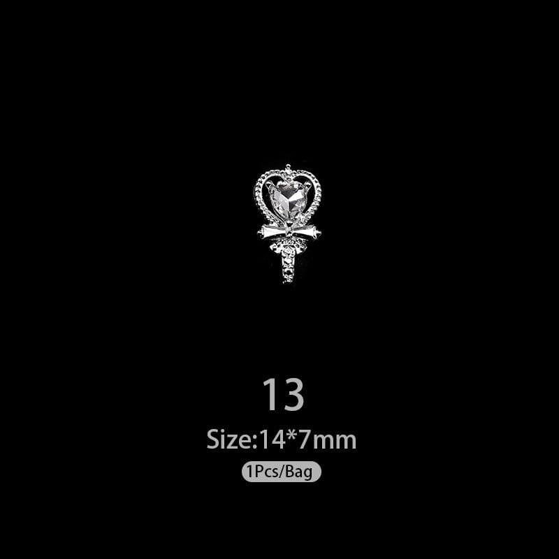 Crown #13 3D Nail Charms - Image 2