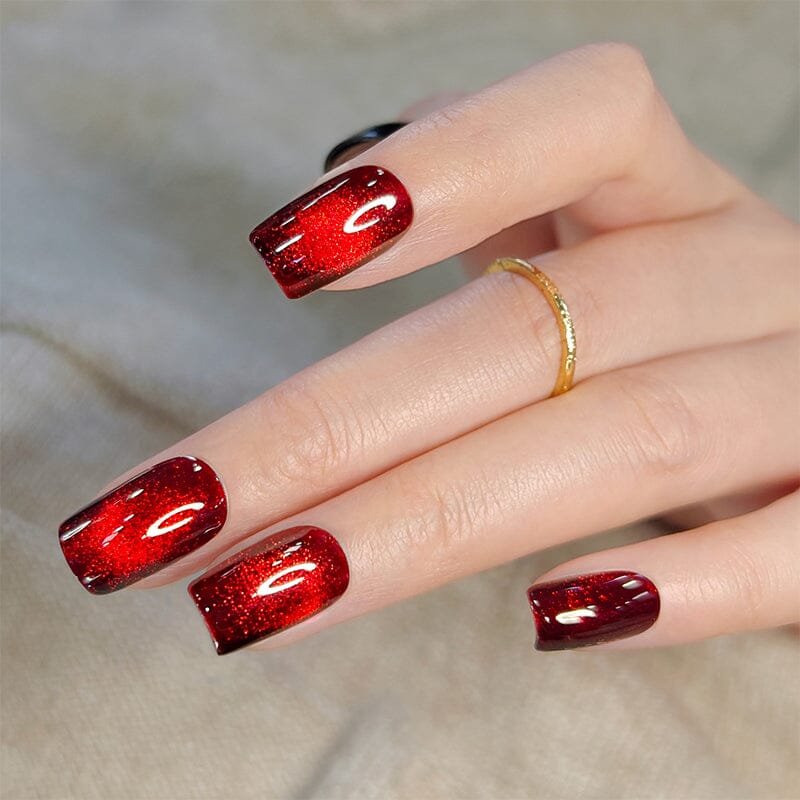 Crystal Cat Magnetic Gel MY154 Red Spider Lily 10ml - Image 2