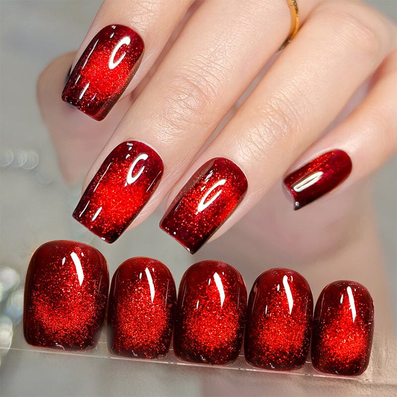 Crystal Cat Magnetic Gel MY154 Red Spider Lily 10ml - Image 3