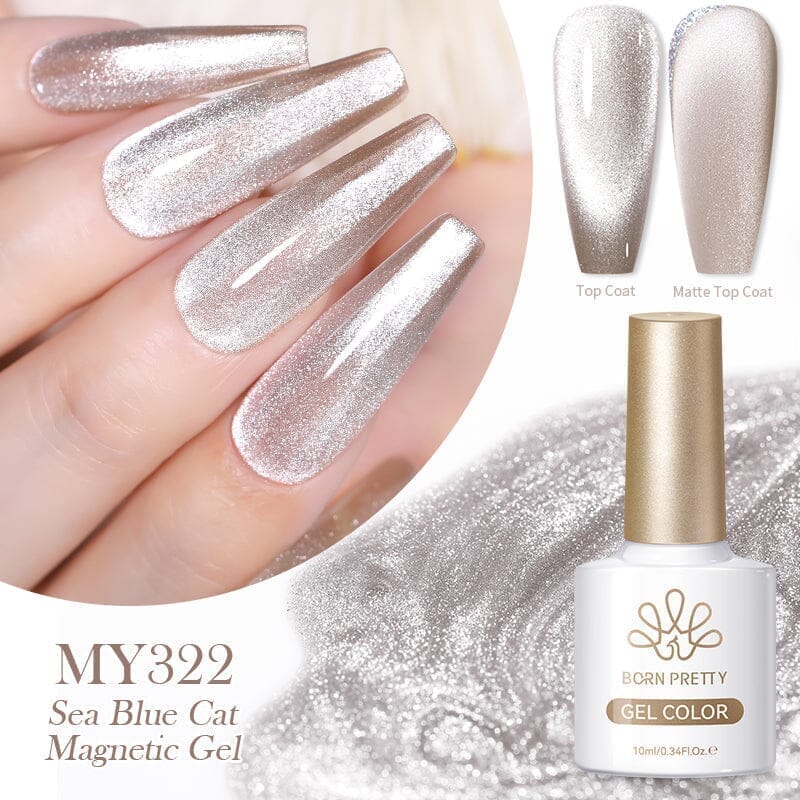 Crystal Cat Magnetic Gel MY315 Sea Blue 10ml - Image 8