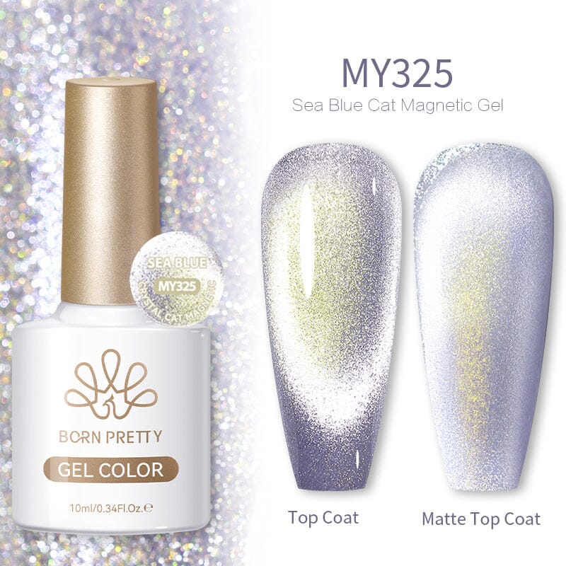 Crystal Cat Magnetic Gel MY325 Sea Blue 10ml - Image 4