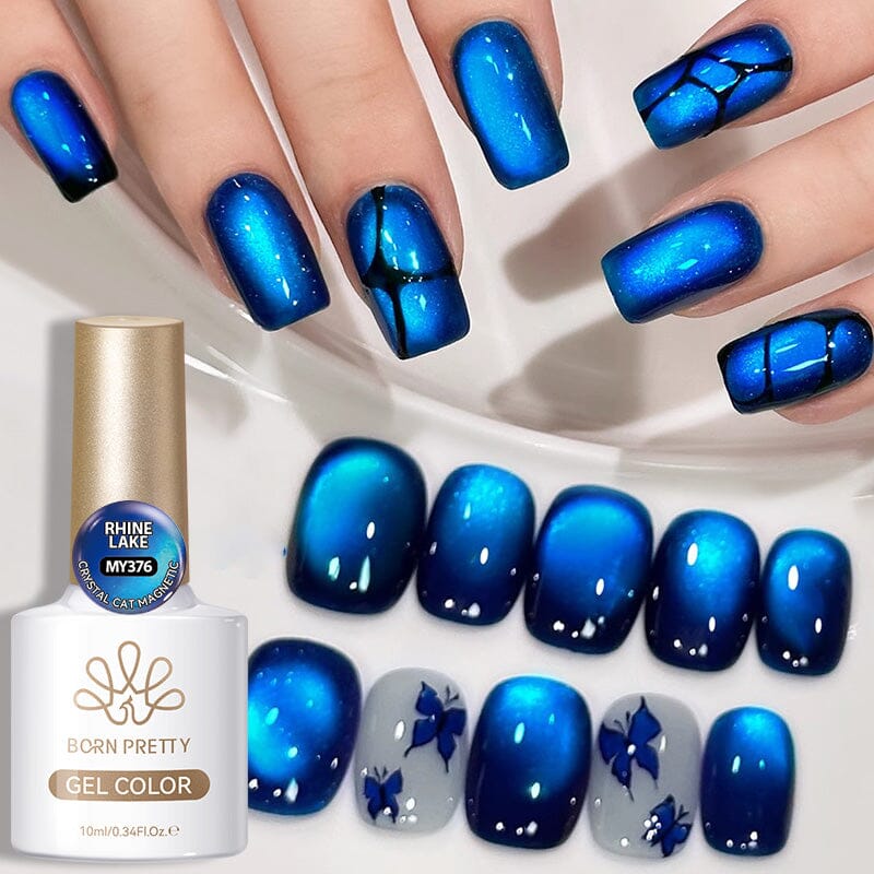 Crystal Cat Magnetic Gel MY376 Rhine Lake 10ml - Image 6
