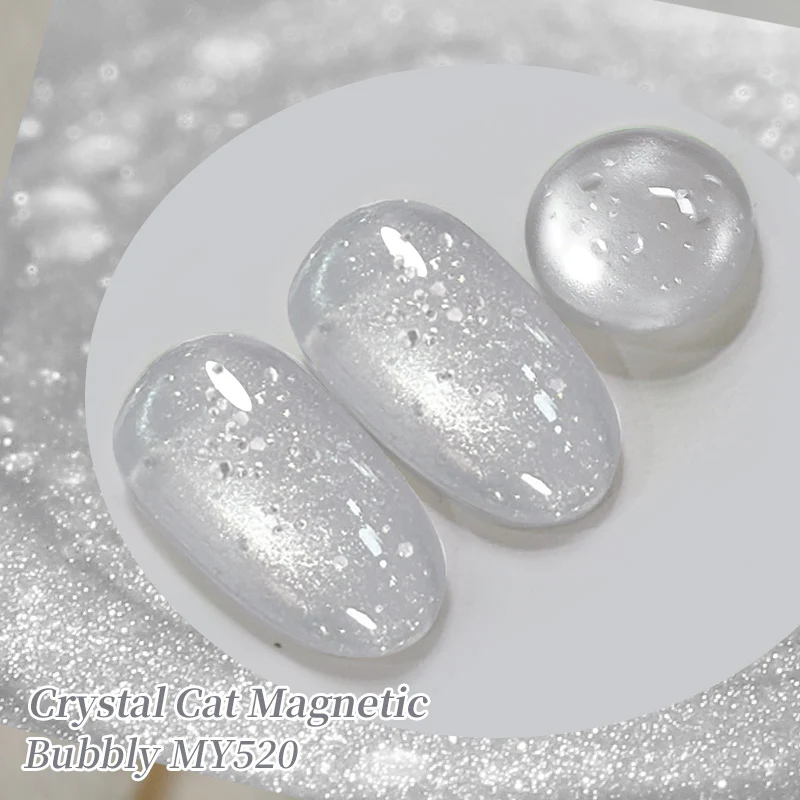 Crystal Cat Magnetic Gel MY520 Bubbly 10ml - Image 5