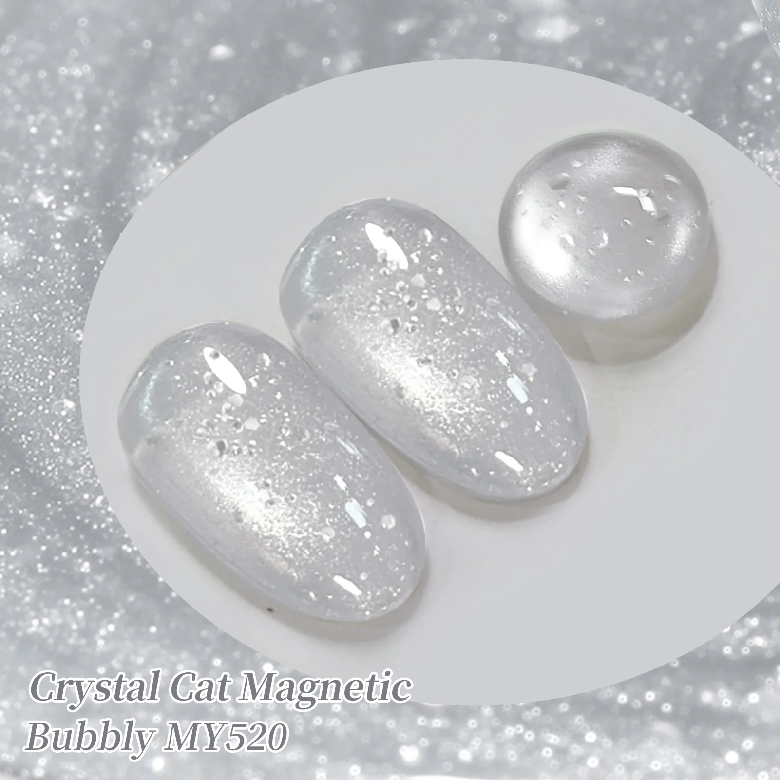 Crystal Cat Magnetic Gel MY520 Bubbly 15ml - Image 5