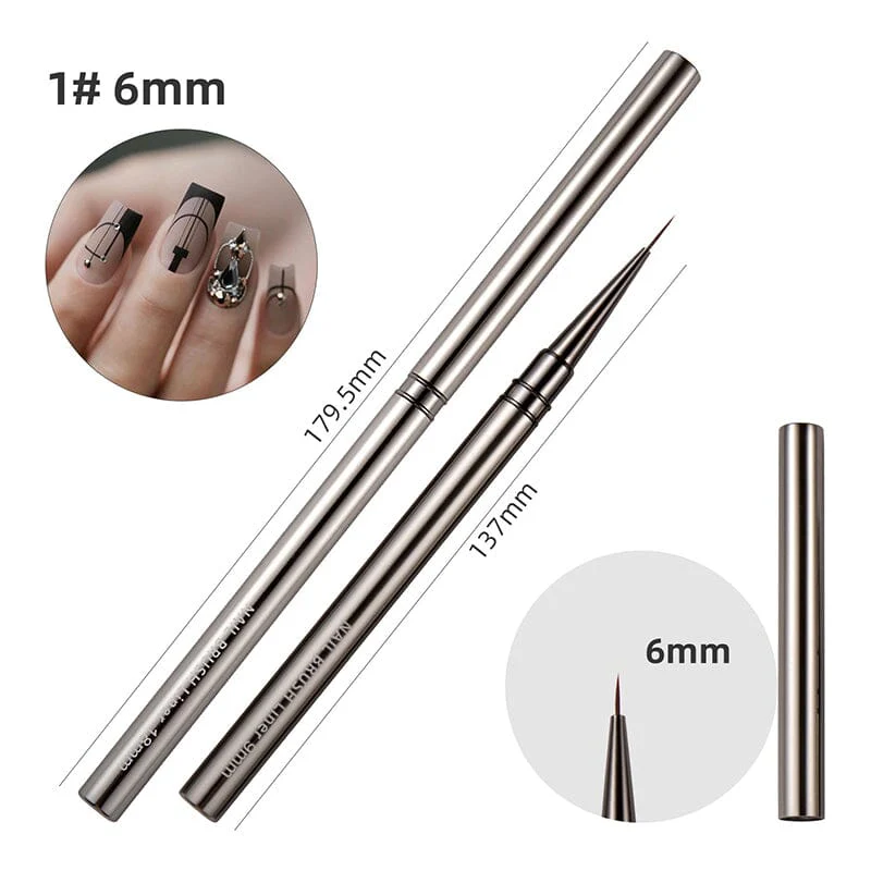 Drawing Liner Brush Metal Handle Cover - Image 17