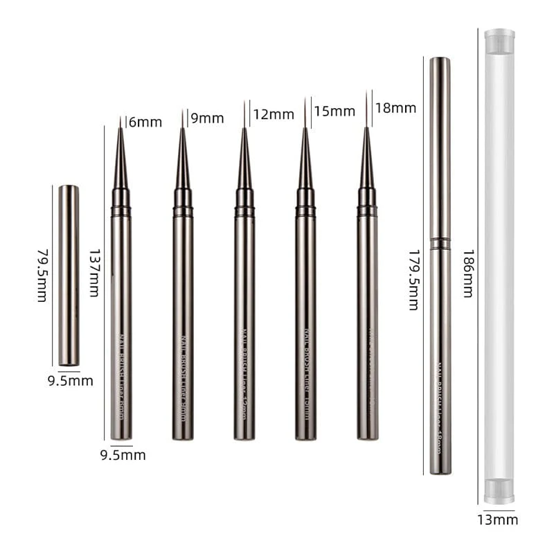 Drawing Liner Brush Metal Handle Cover - Image 8