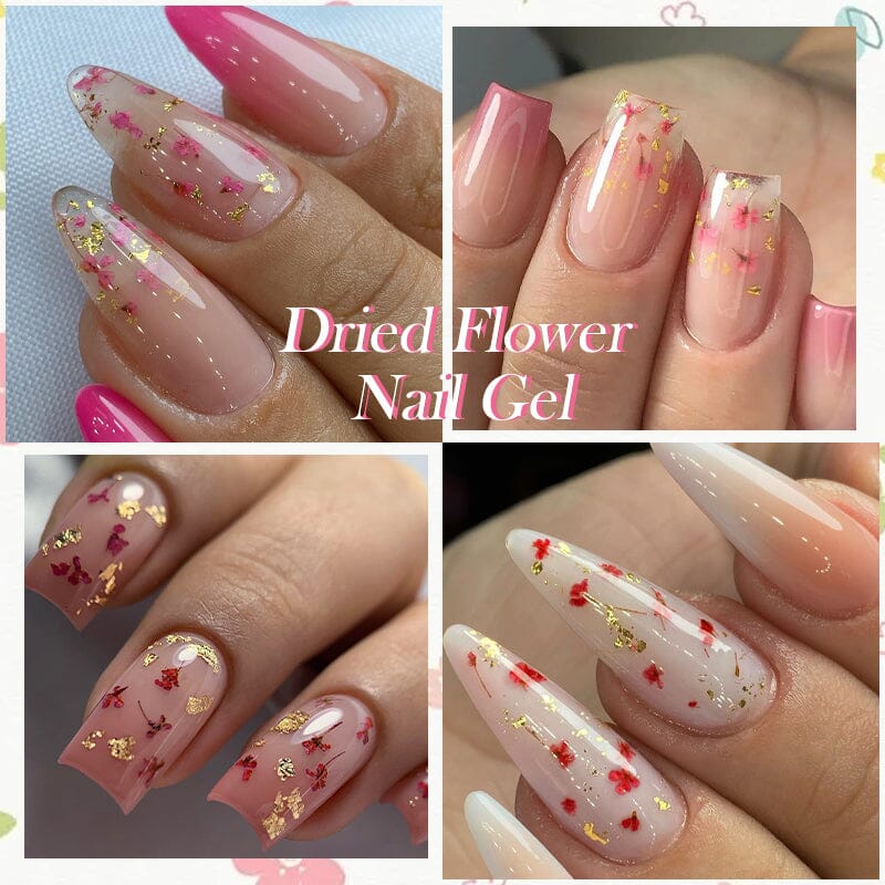 Dried Flowers Nail Gel 8ml - Image 3
