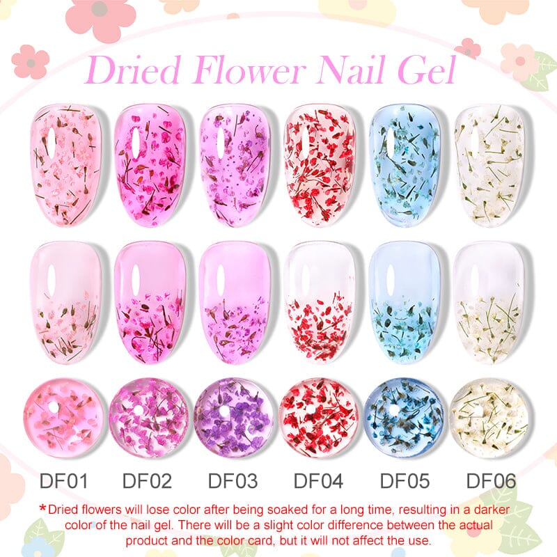 Dried Flowers Nail Gel 8ml - Image 4