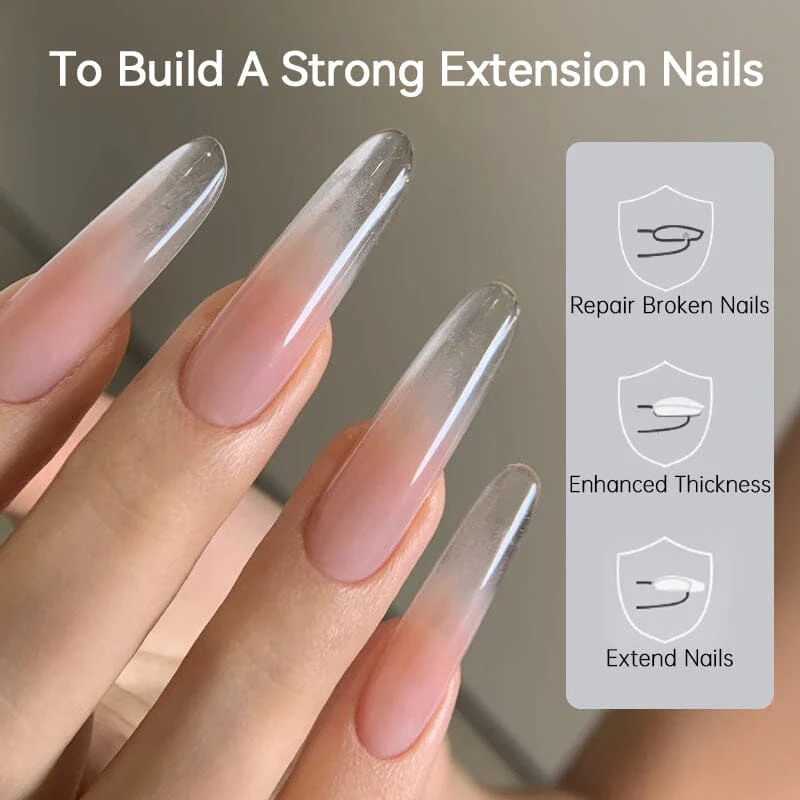 Fiber Glass Extension Nail Gel 15ml - Image 8