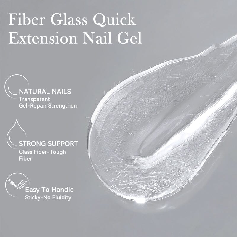 Fiber Glass Quick Extension Nail Gel 7ml - Image 3
