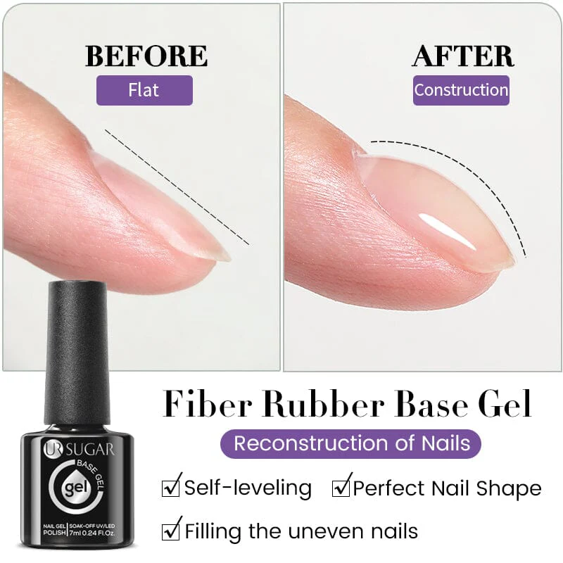 Fiber Rubber Base Gel 7ml - Image 6