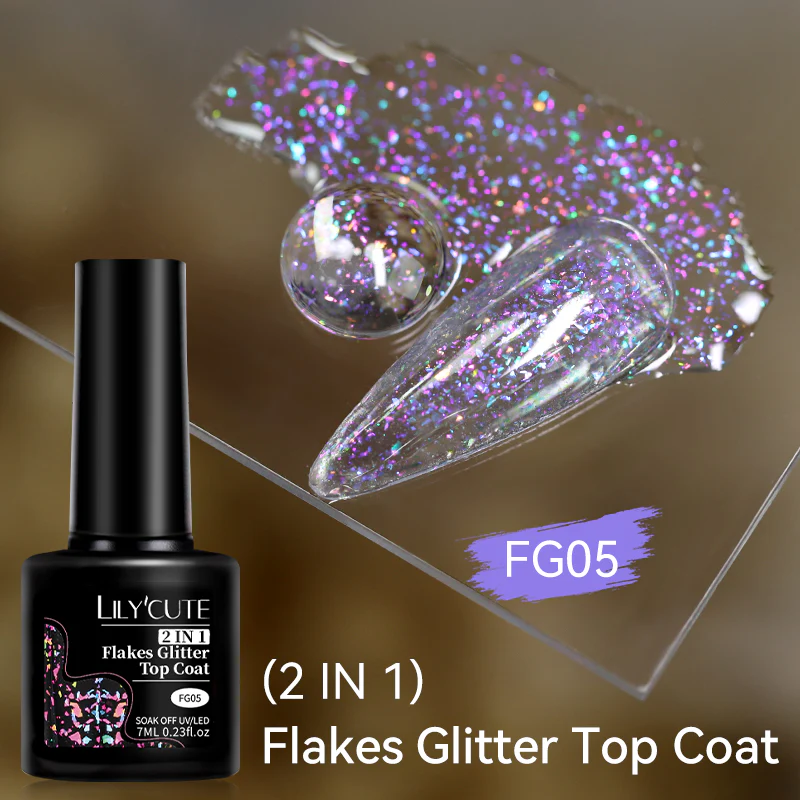 Flakes Glitter Top Coat FG05 7ml