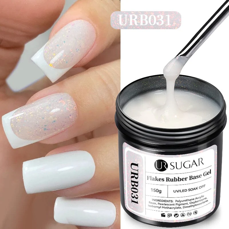 Flakes Rubber Base Gel URB031 150g - Image 2