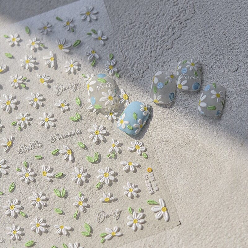 Flowers 3D Nail Sticker HG-5D196