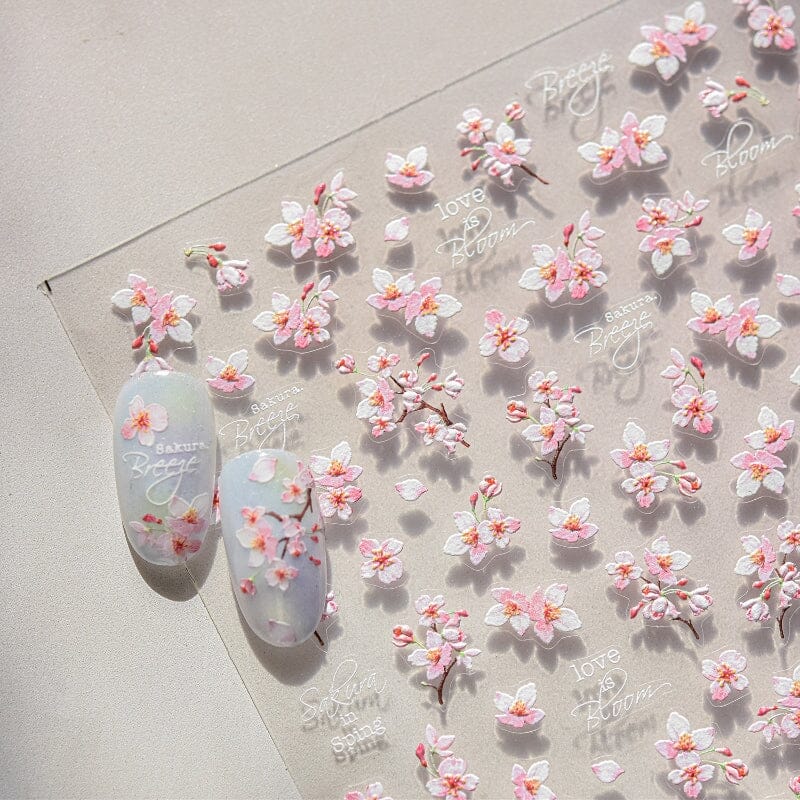 Flowers 3D Nail Sticker to4846-1 - Image 13