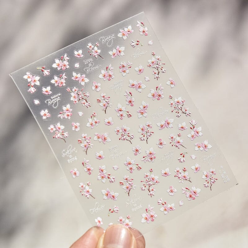 Flowers 3D Nail Sticker to4846-1 - Image 14