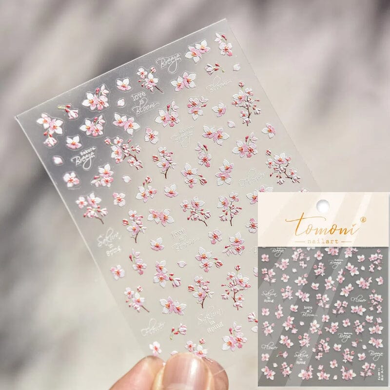 Flowers 3D Nail Sticker to4846-1 - Image 18