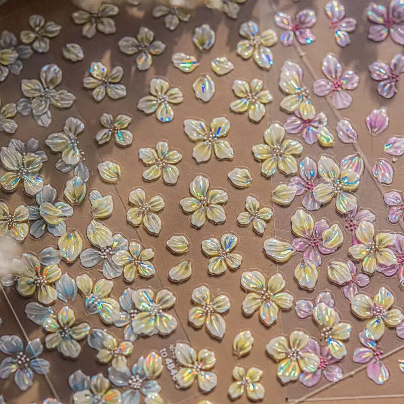 Flowers 3D Nail Sticker to4846-1 - Image 5