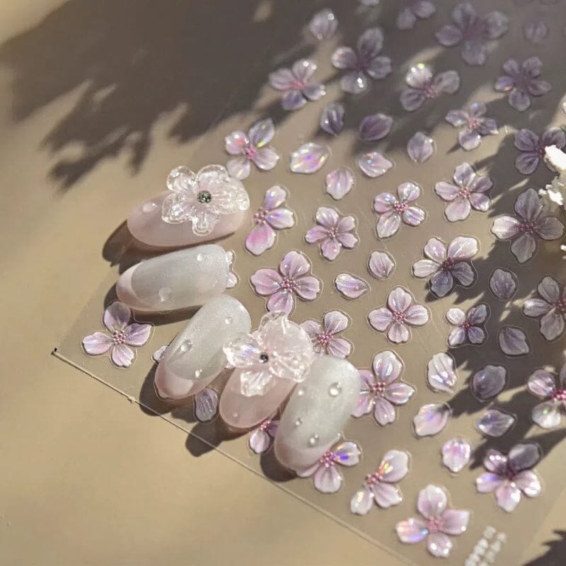 Flowers 3D Nail Sticker to4846-1 - Image 8