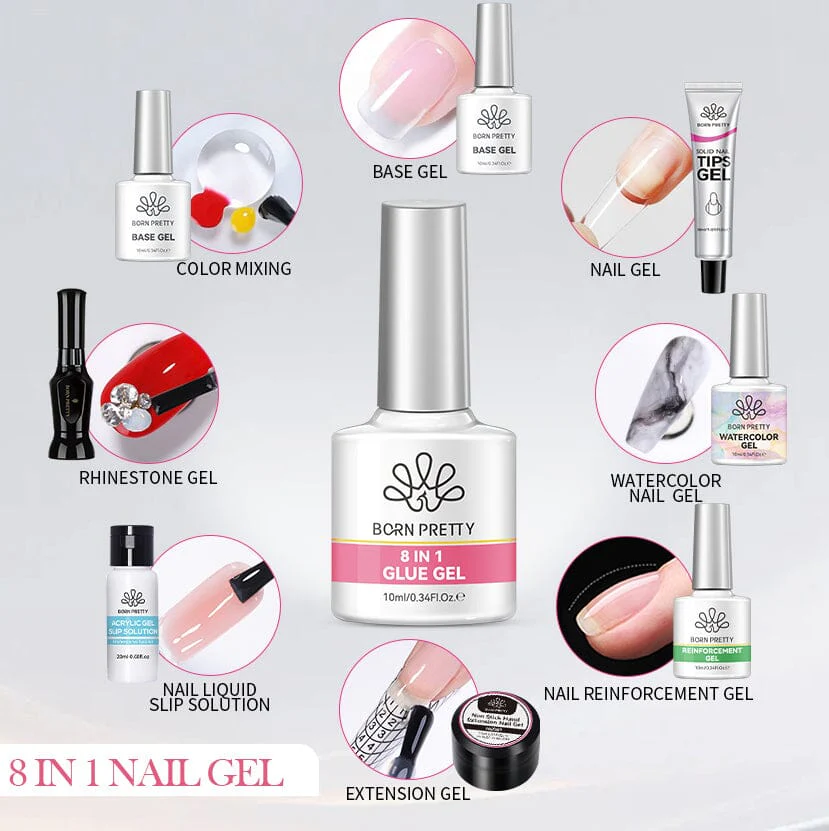 8 in 1 Glue Gel 10ml - Image 3