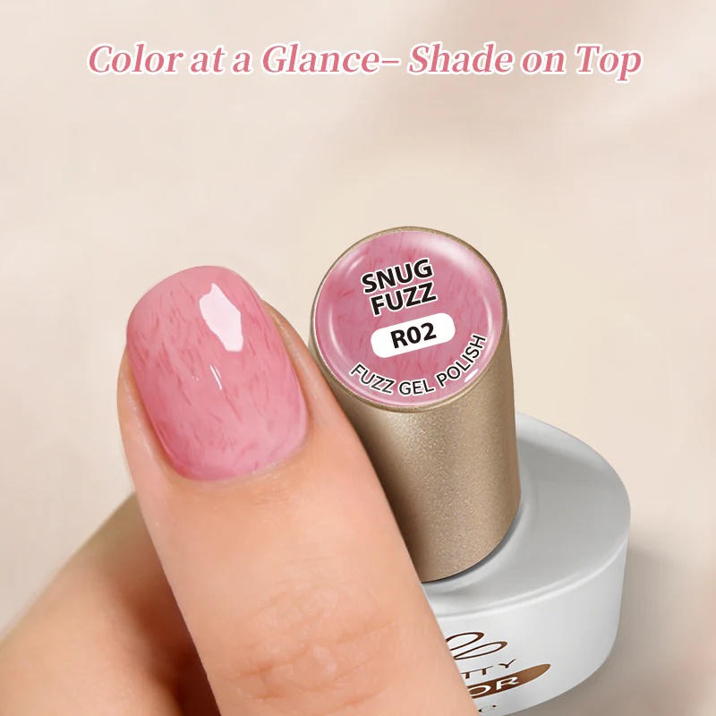 Fuzz Gel Polish R02 Snug Fuzz 10ml - Image 4