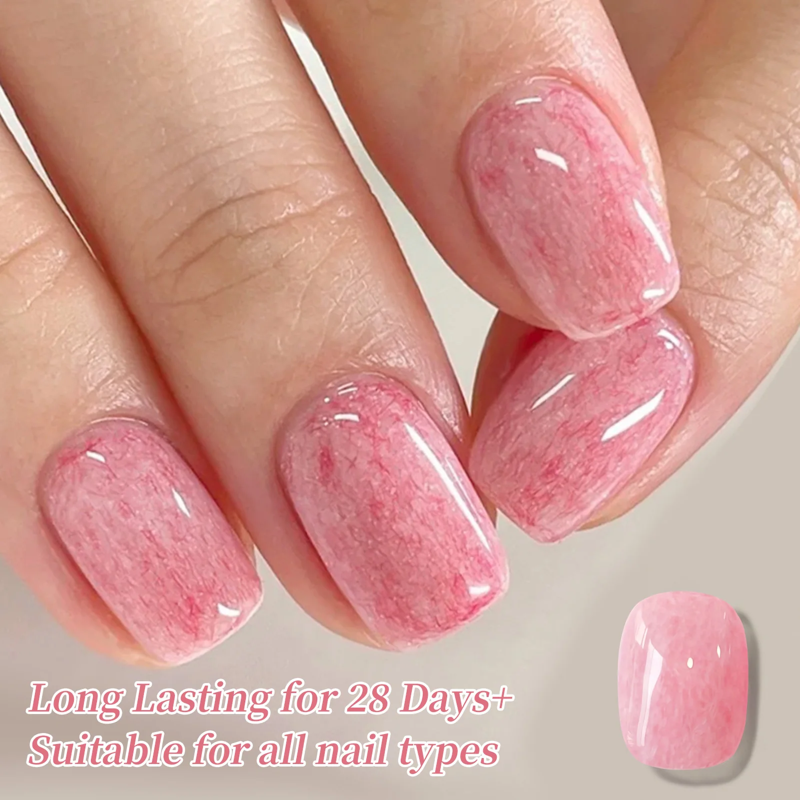 Fuzz Gel Polish R02 Snug Fuzz 15ml - Image 2