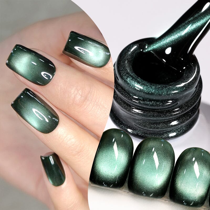 Glass Cat Magnetic Gel MY128 Only Green 10ml - Image 3