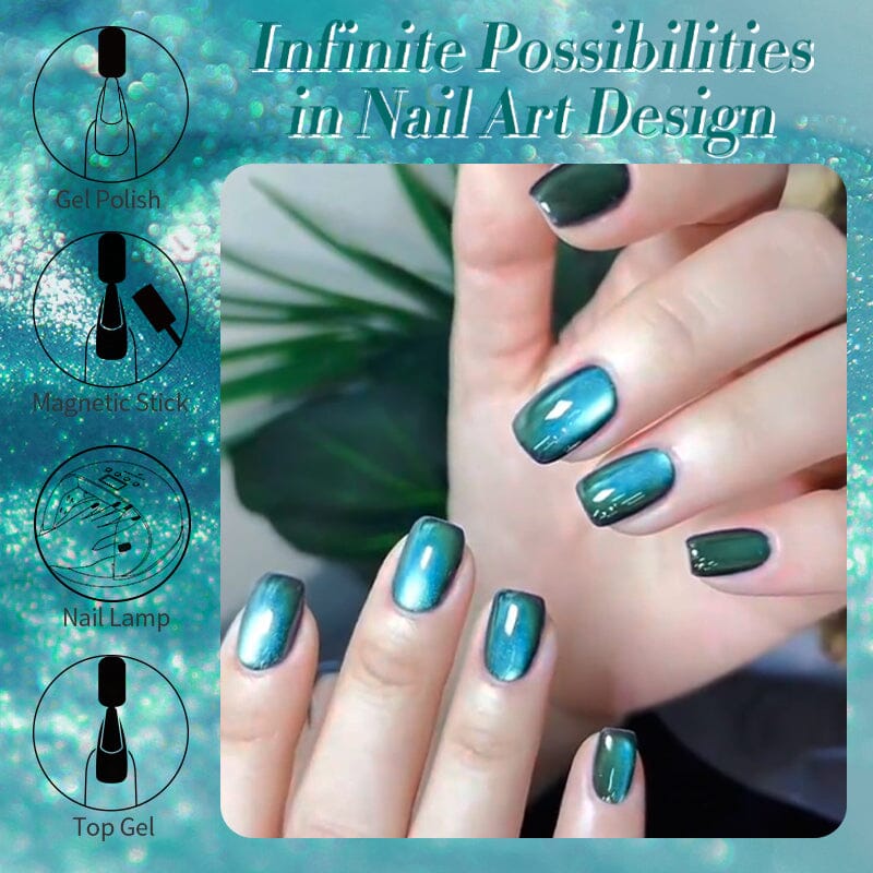 Glass Cat Magnetic Gel MY25 Dreamy Sea 10ml - Image 4