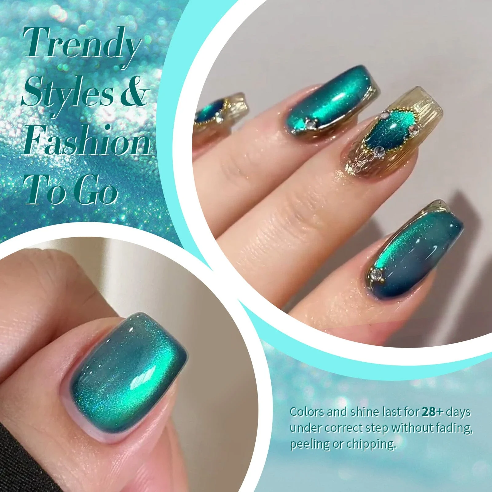 Glass Cat Magnetic Gel MY25 Dreamy Sea 15ml - Image 5