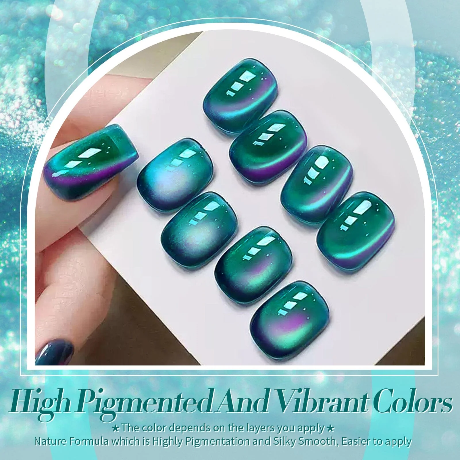 Glass Cat Magnetic Gel MY25 Dreamy Sea 15ml - Image 8