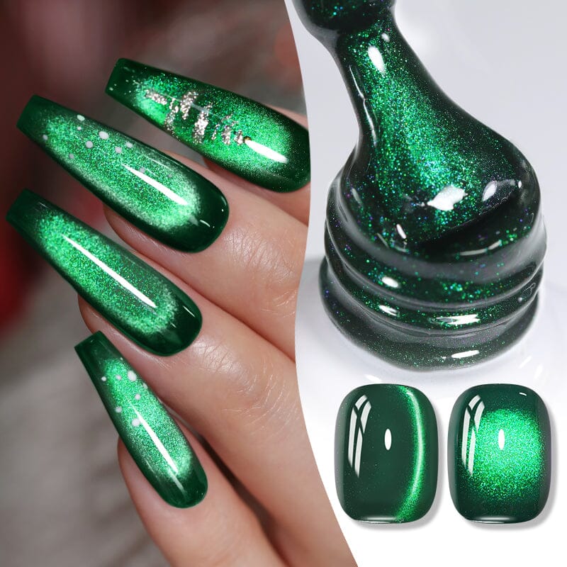 Glass Cat Magnetic Gel MY401 Emerald 10ml - Image 2