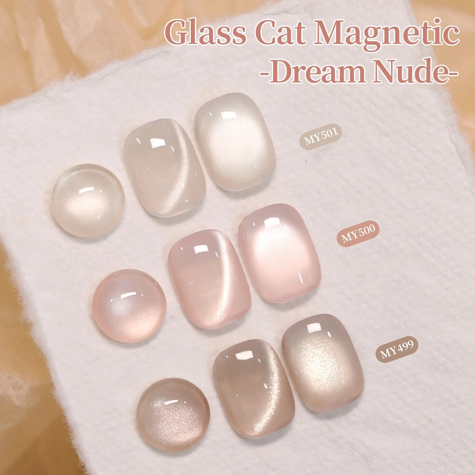 Glass Cat Magnetic Gel MY500 Dream Nude 15ml - Image 4