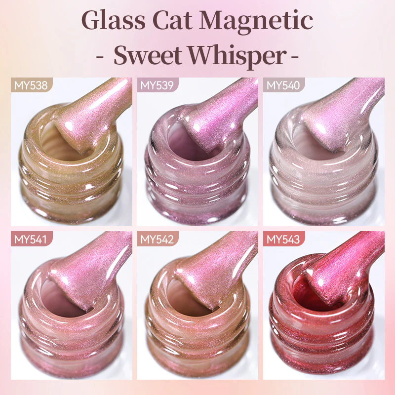 6 Colors Glass Cat Magnetic Gel Sweet Whisper 10ml - Image 6