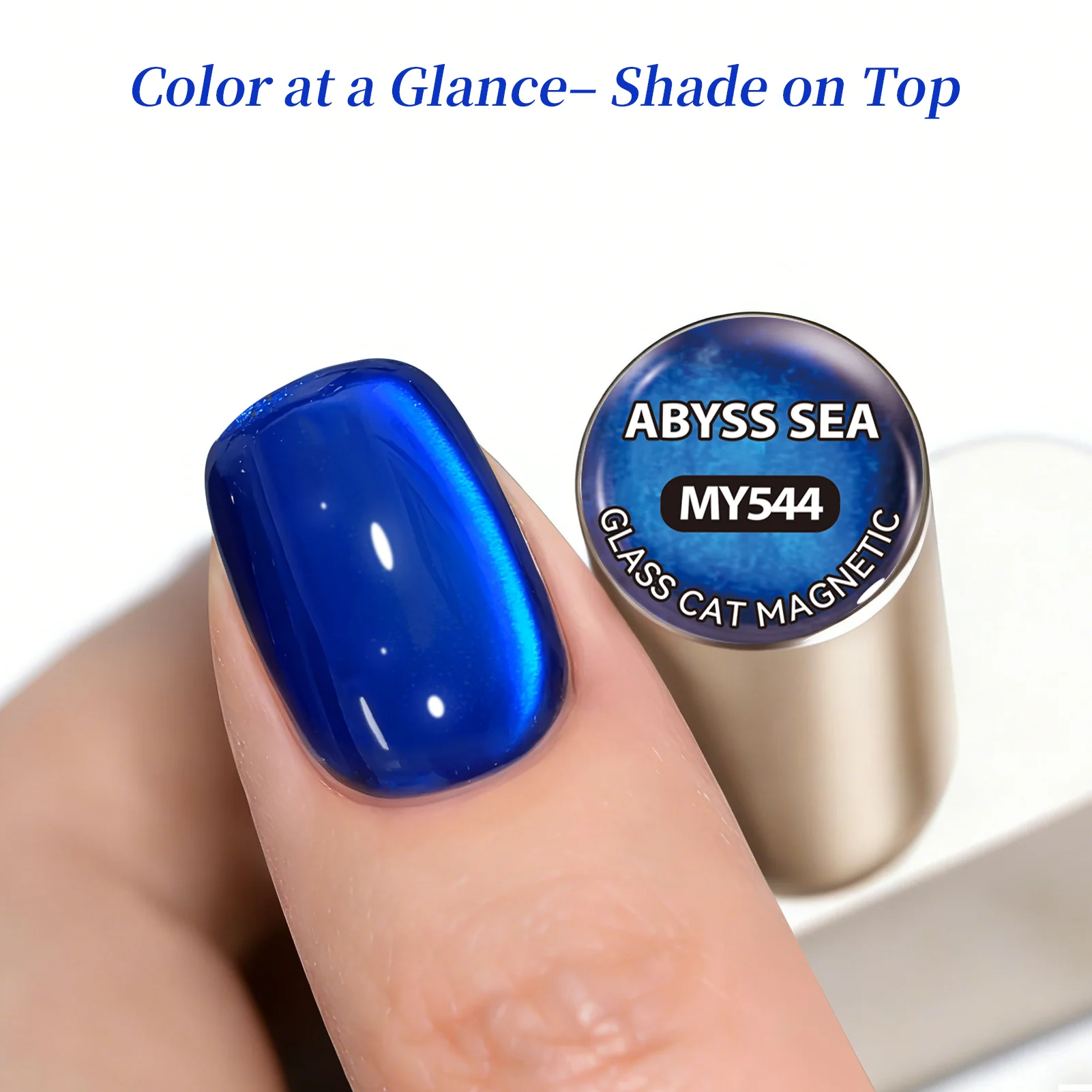 Glass Cat Magnetic Gel MY544 Abyss Sea 15ml - Image 5