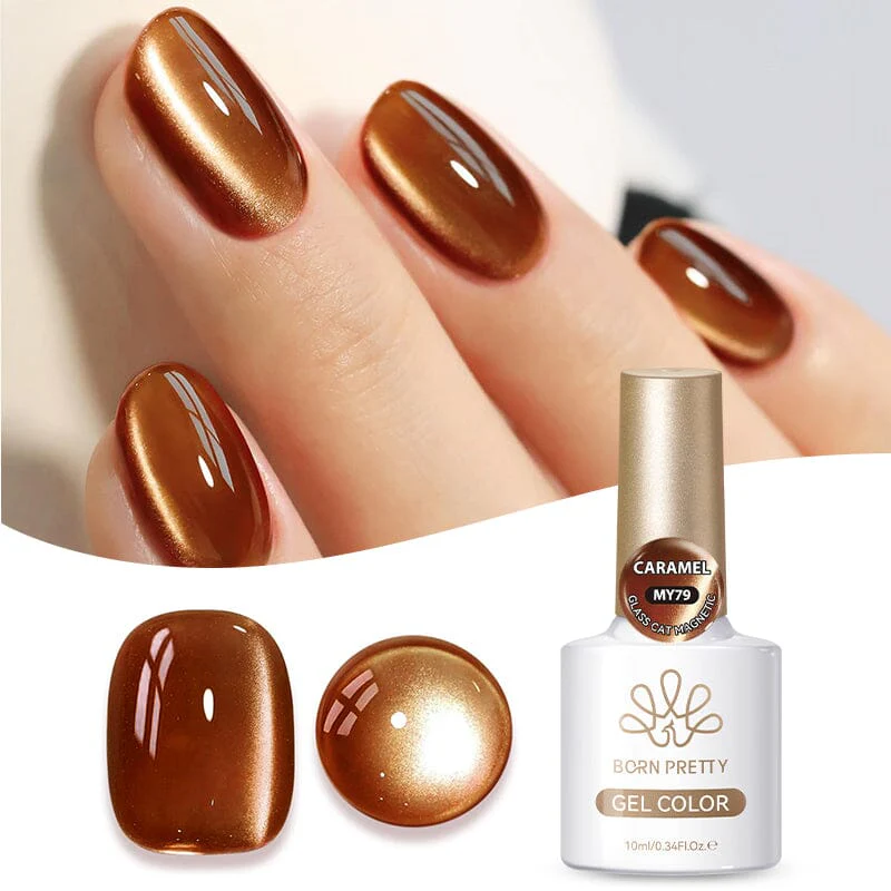 Glass Cat Magnetic Gel MY79 Caramel 10ml - Image 10