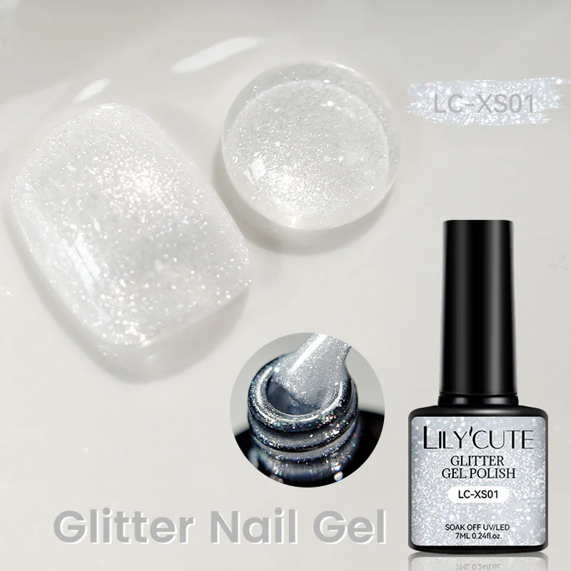 Glitter Gel Polish LC-XS01 7ml - Image 3