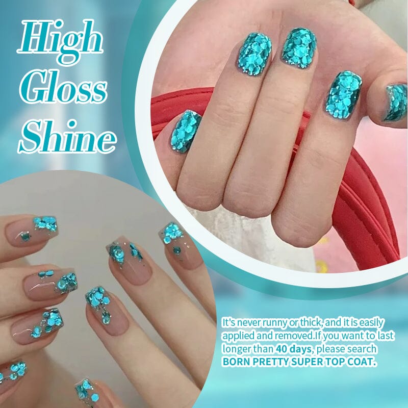 Glitter Gel Polish SG15 Sea Salt 10ml - Image 5