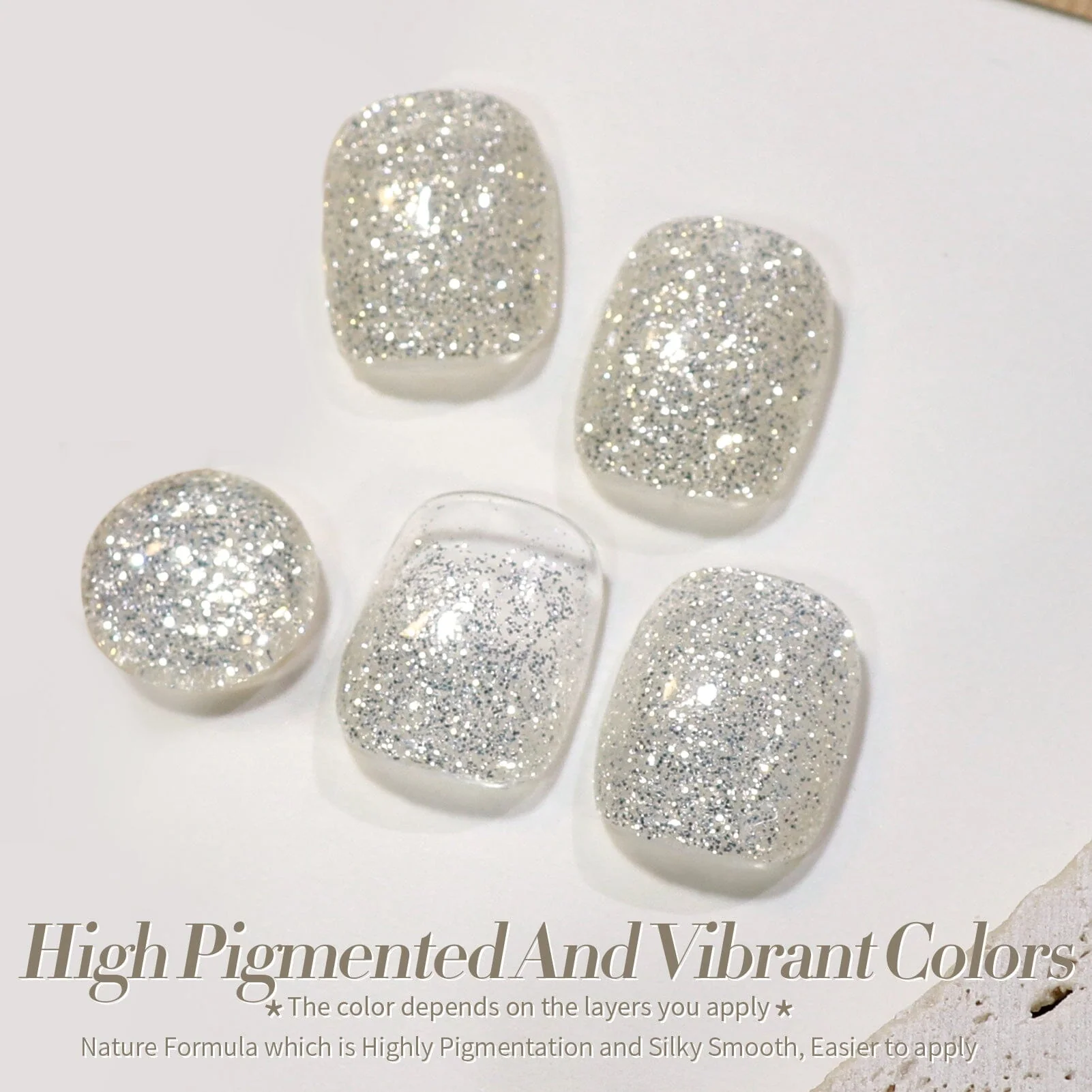 Glitter Gel SG49 Carat Diamonds 15ml - Image 10