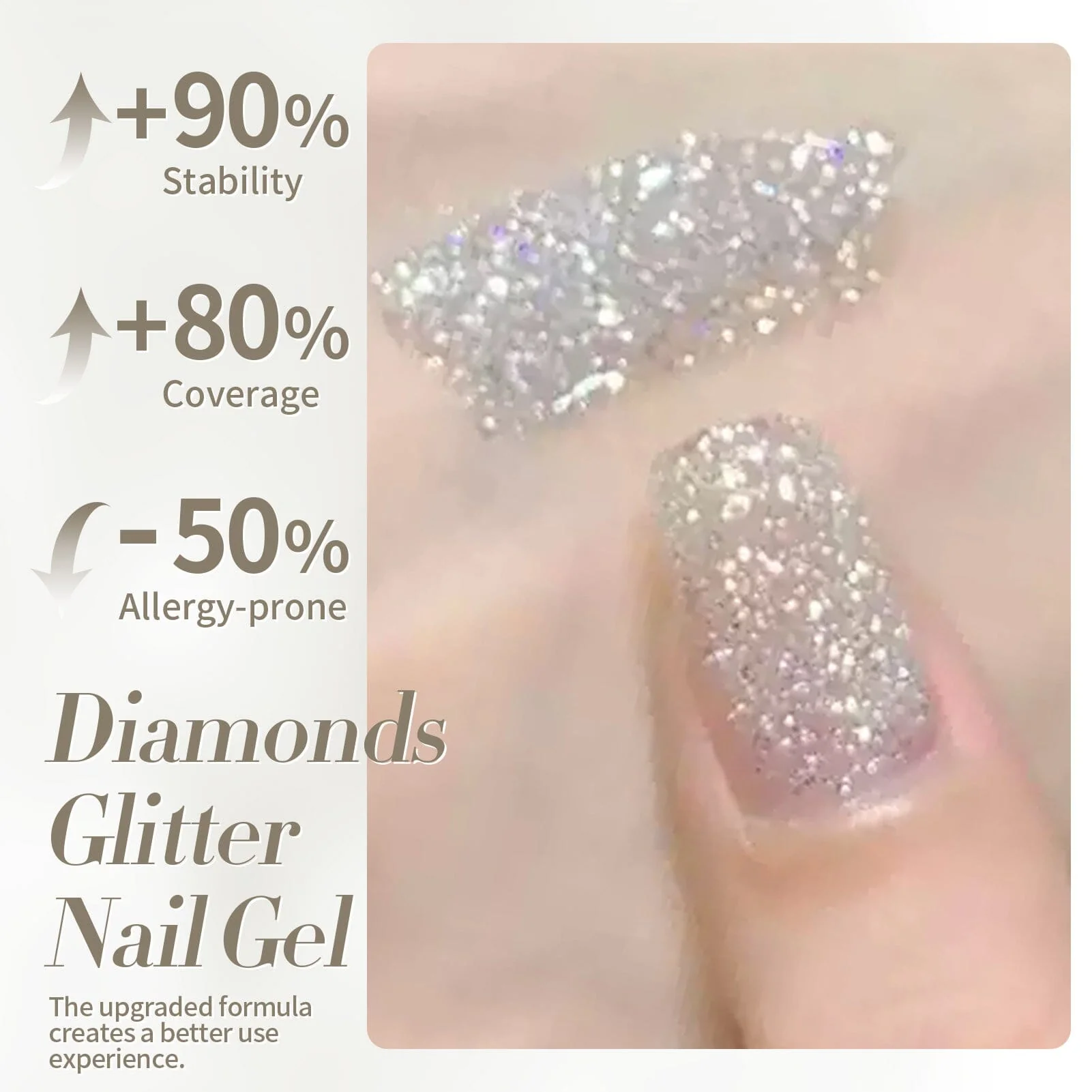 Glitter Gel SG49 Carat Diamonds 15ml - Image 4