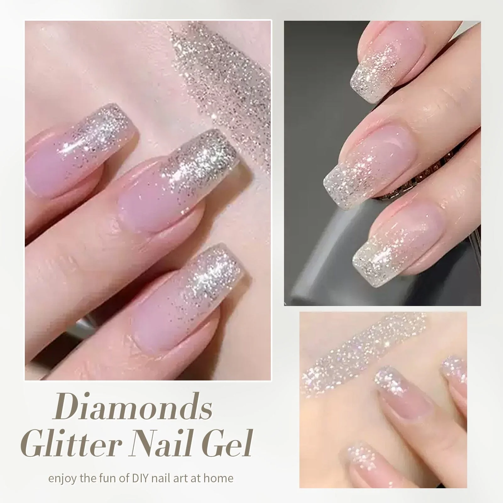 Glitter Gel SG49 Carat Diamonds 15ml - Image 6