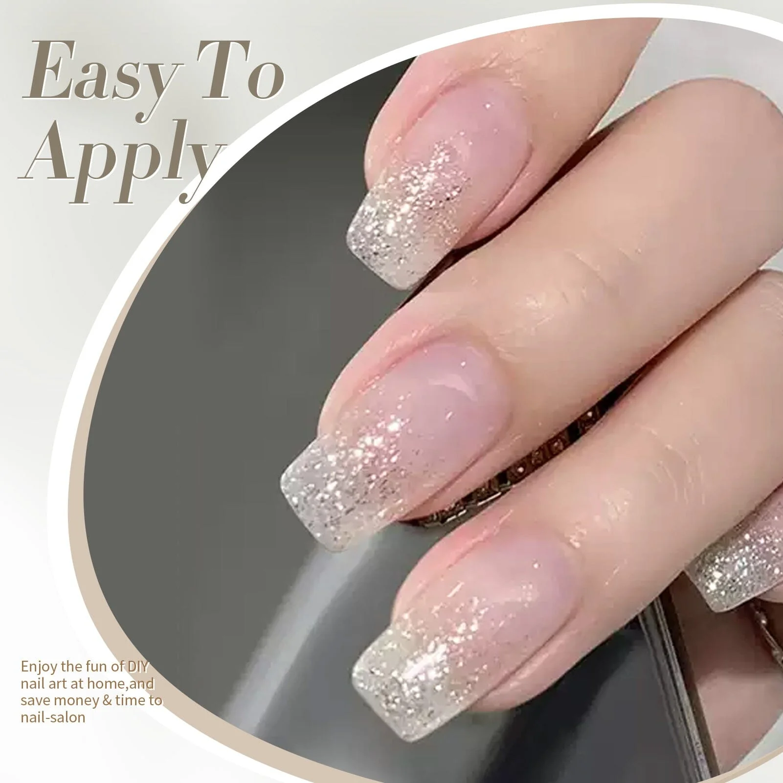 Glitter Gel SG49 Carat Diamonds 15ml - Image 7
