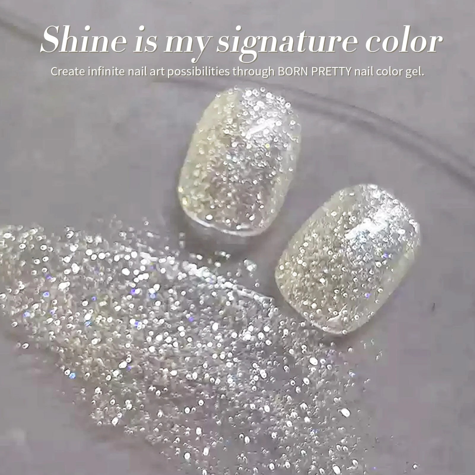 Glitter Gel SG49 Carat Diamonds 15ml - Image 9
